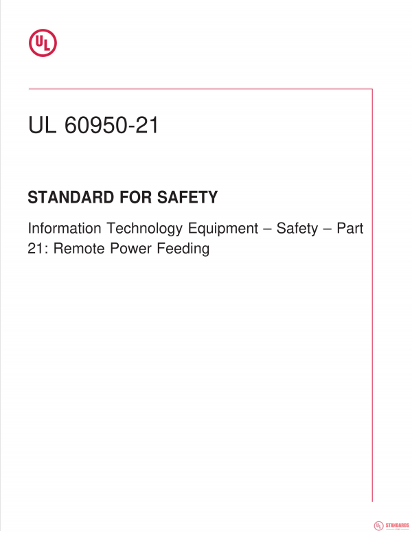 UL 60950-21 PDF UL 60950-21 PDF